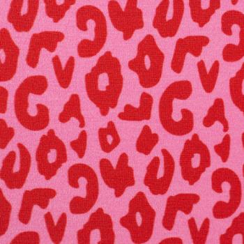 Baumwolljersey Happy Leo Pink/Rot by Swafing von Cherry Picking